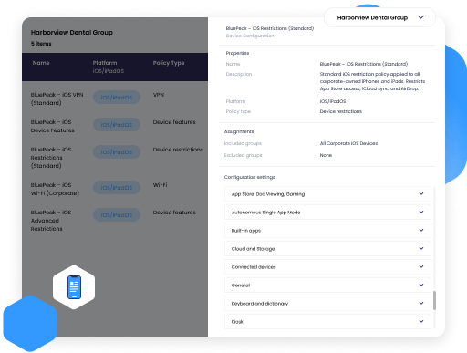 Intune Autopilot iOS MDM Policies